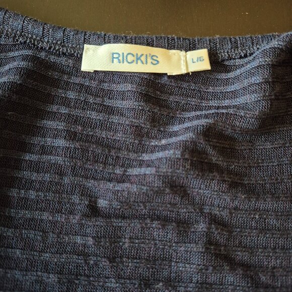 Burn out Striped Sweater - Picture 6 of 8